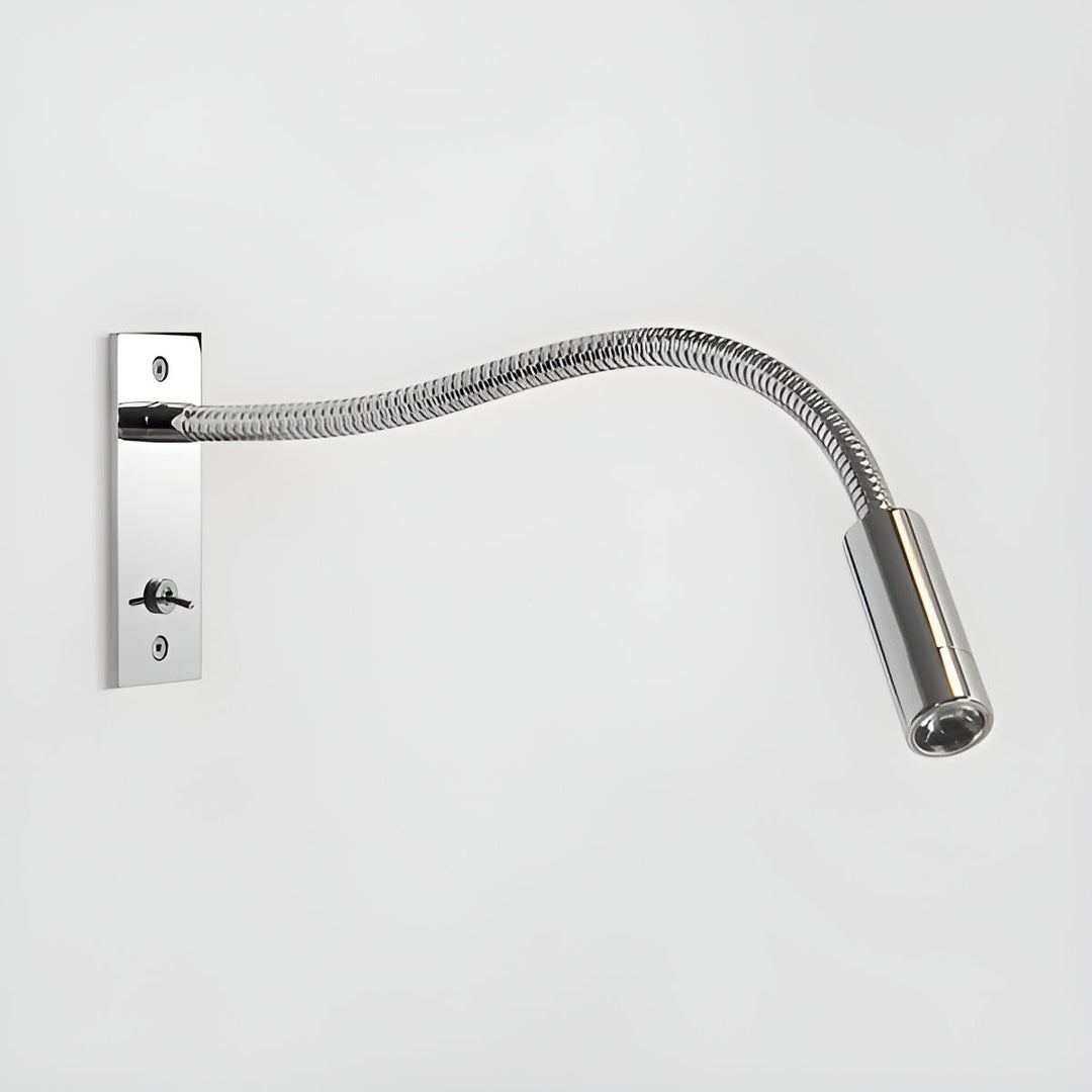 Fleksibel vegglampe med svanehals – justerbar, moderne leselampe til seng og sofa