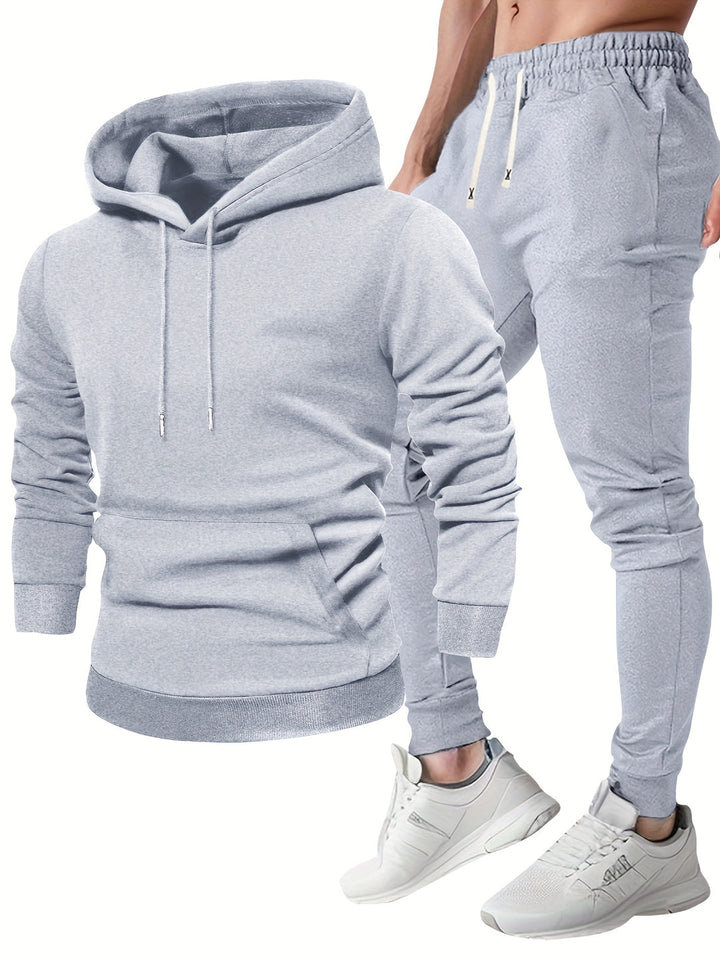 Treningssett Hettegenser & Joggebukse til Herre - Pustende Polyester