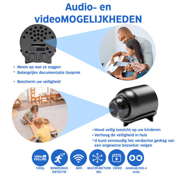 Minieye - Full HD sikkerhetskamera
