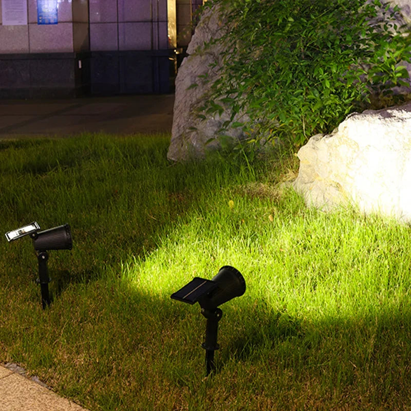 LED-hagelampe med Solcellereflektor og Skumringssensor