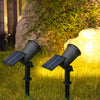 LED-hagelampe med Solcellereflektor og Skumringssensor