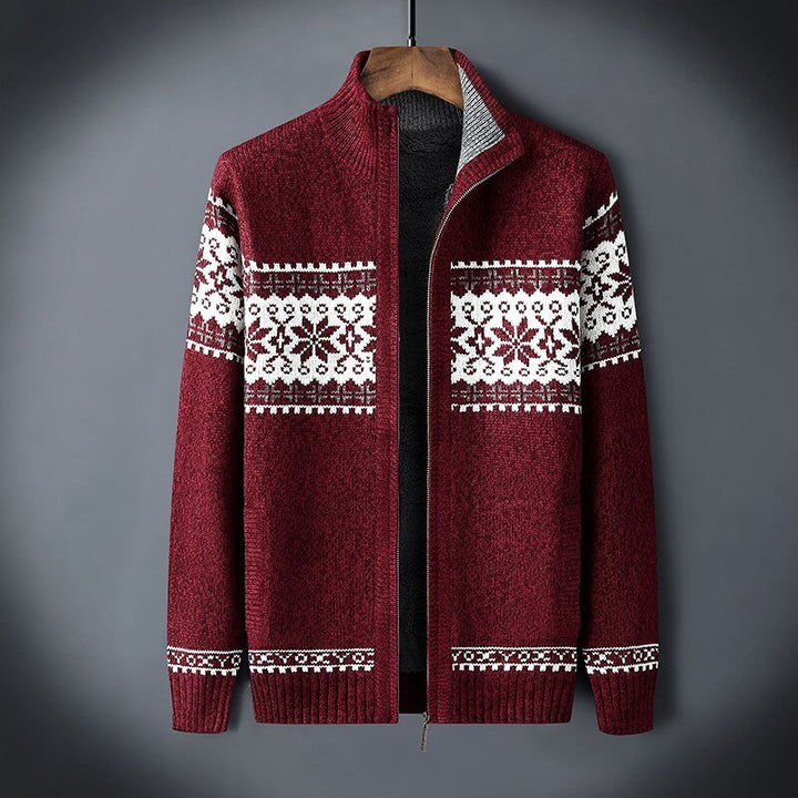 Strikkevest | Varm Vintervest for Menn | Klassisk Design