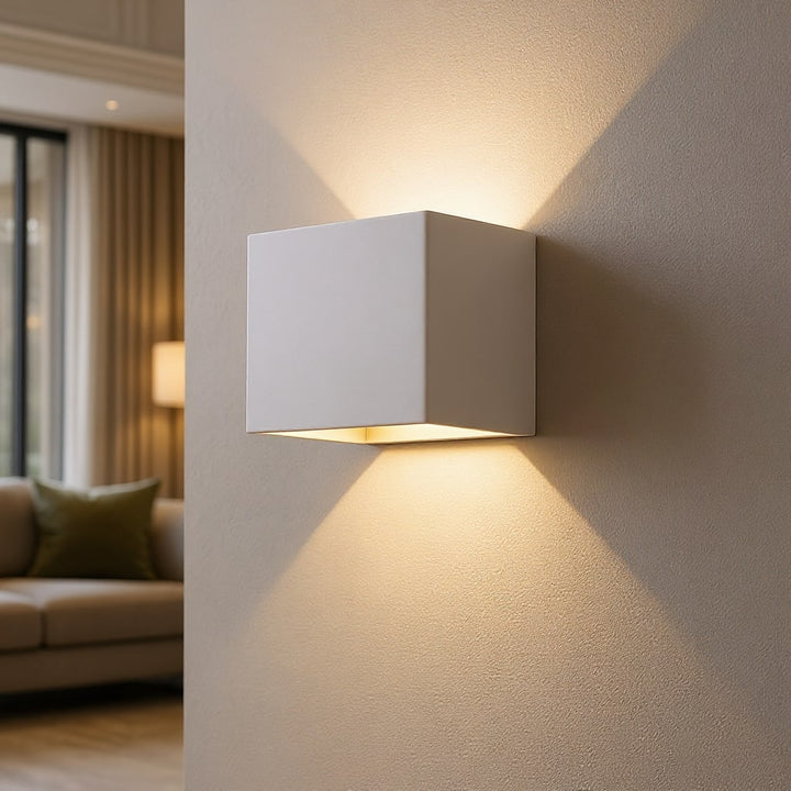 Trådløs Vegglampe for Innendørs og Utendørs Bruk | LED-lampe med Batteri og Sensor | GlowCube