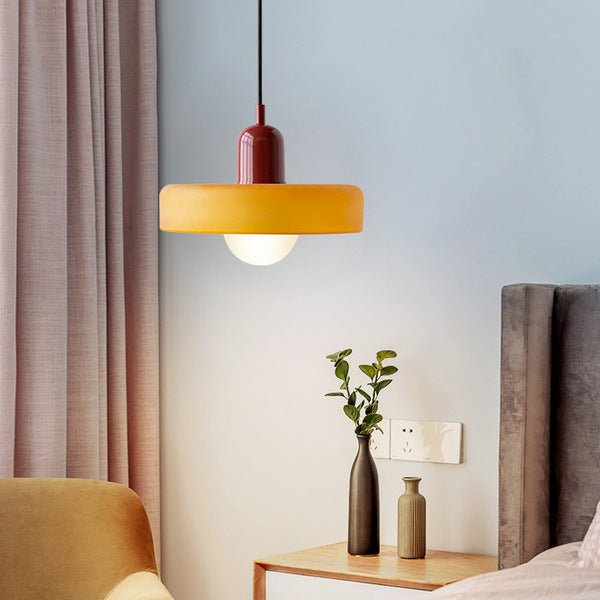 Geometrisk Bauhaus-Taklampe i Glass