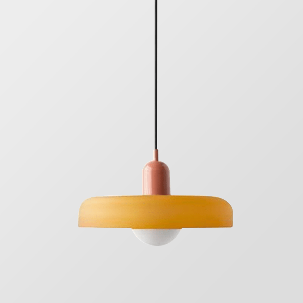 Geometrisk Bauhaus-Taklampe i Glass