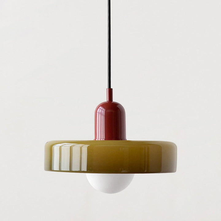 Geometrisk Bauhaus-Taklampe i Glass