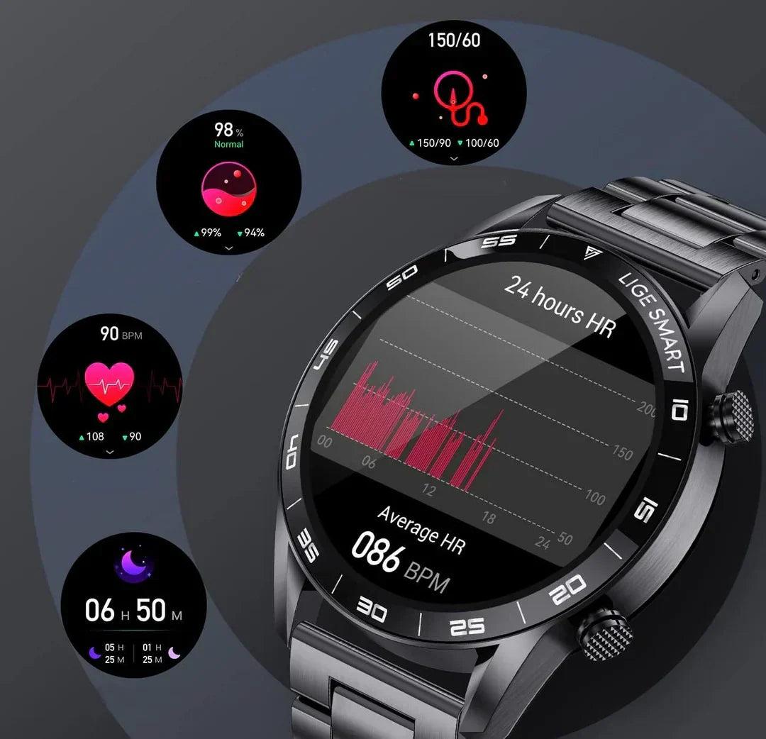 Luksuriøs smartklokke for menn – Axel