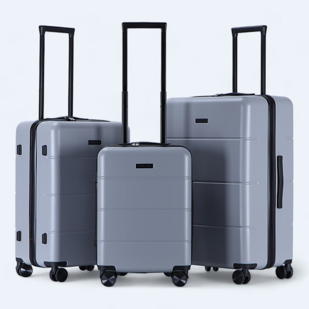 Sett med 3 Harde Kofferter – Atlas Explorer