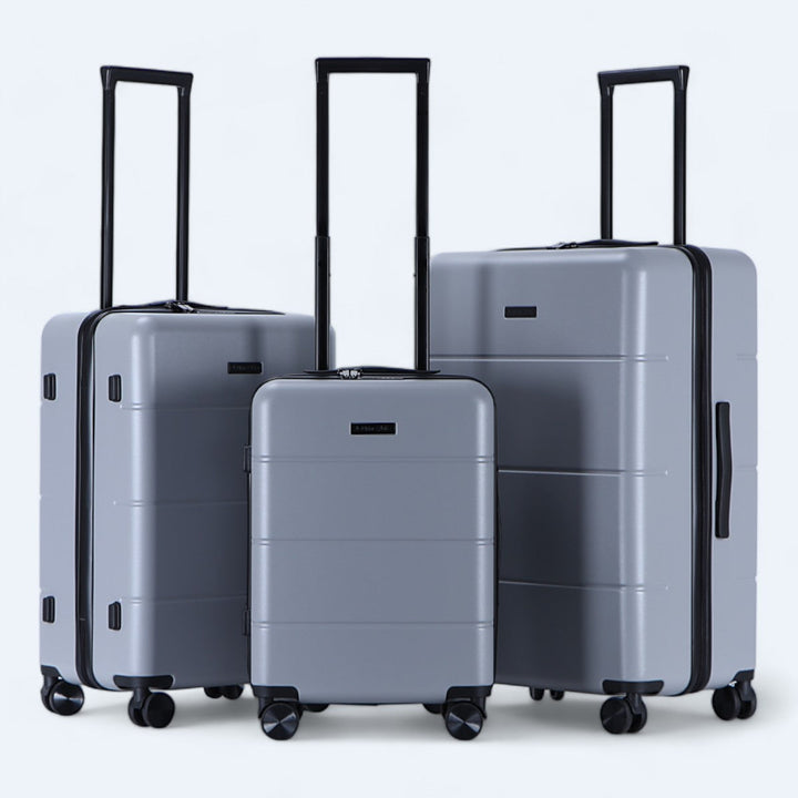 Sett med 3 Harde Kofferter – Atlas Explorer