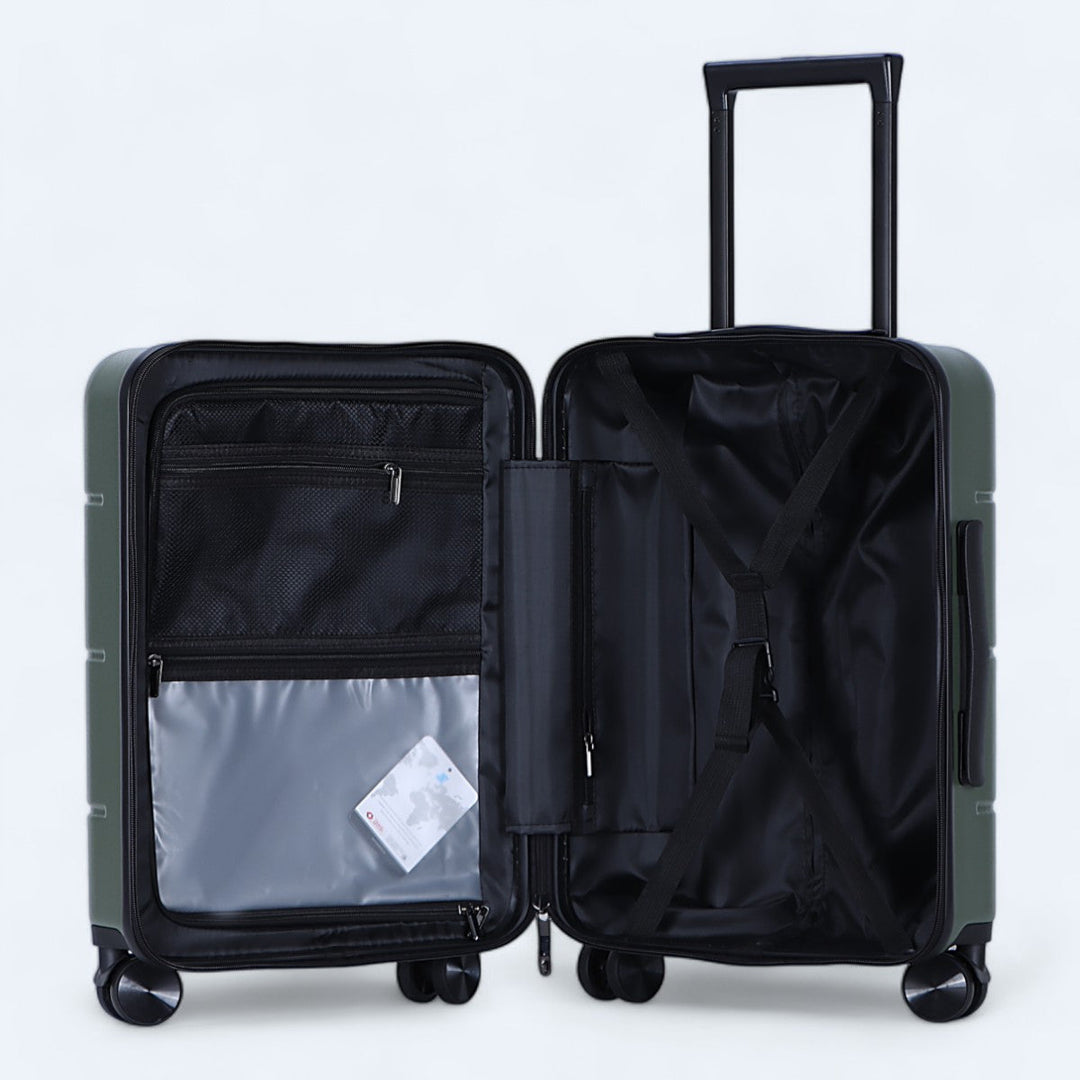 Sett med 3 Harde Kofferter – Atlas Explorer