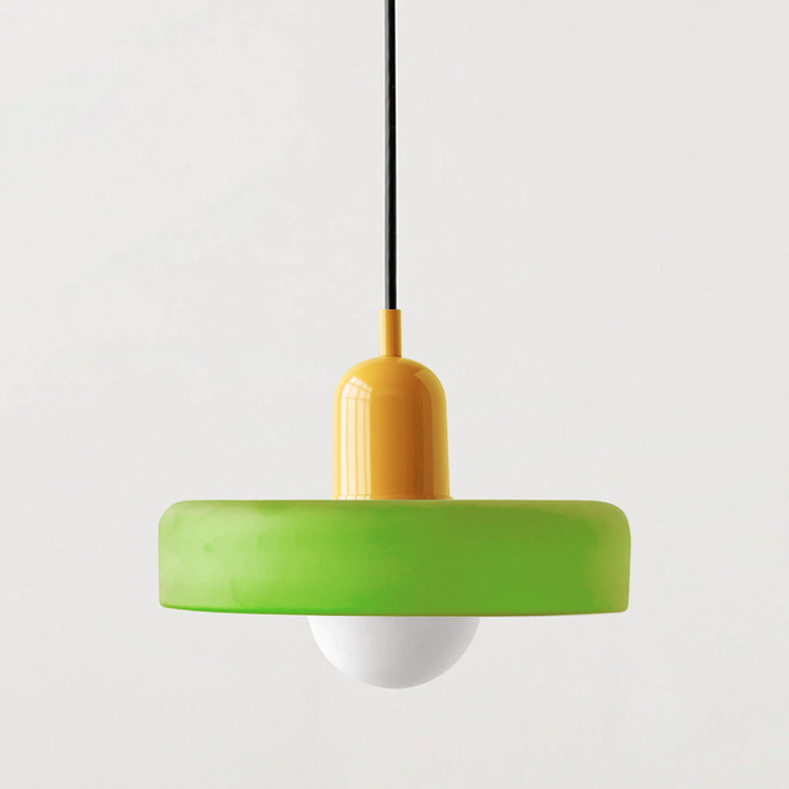 Fargerik takpendel i Bauhaus-stil - StiloGlas
