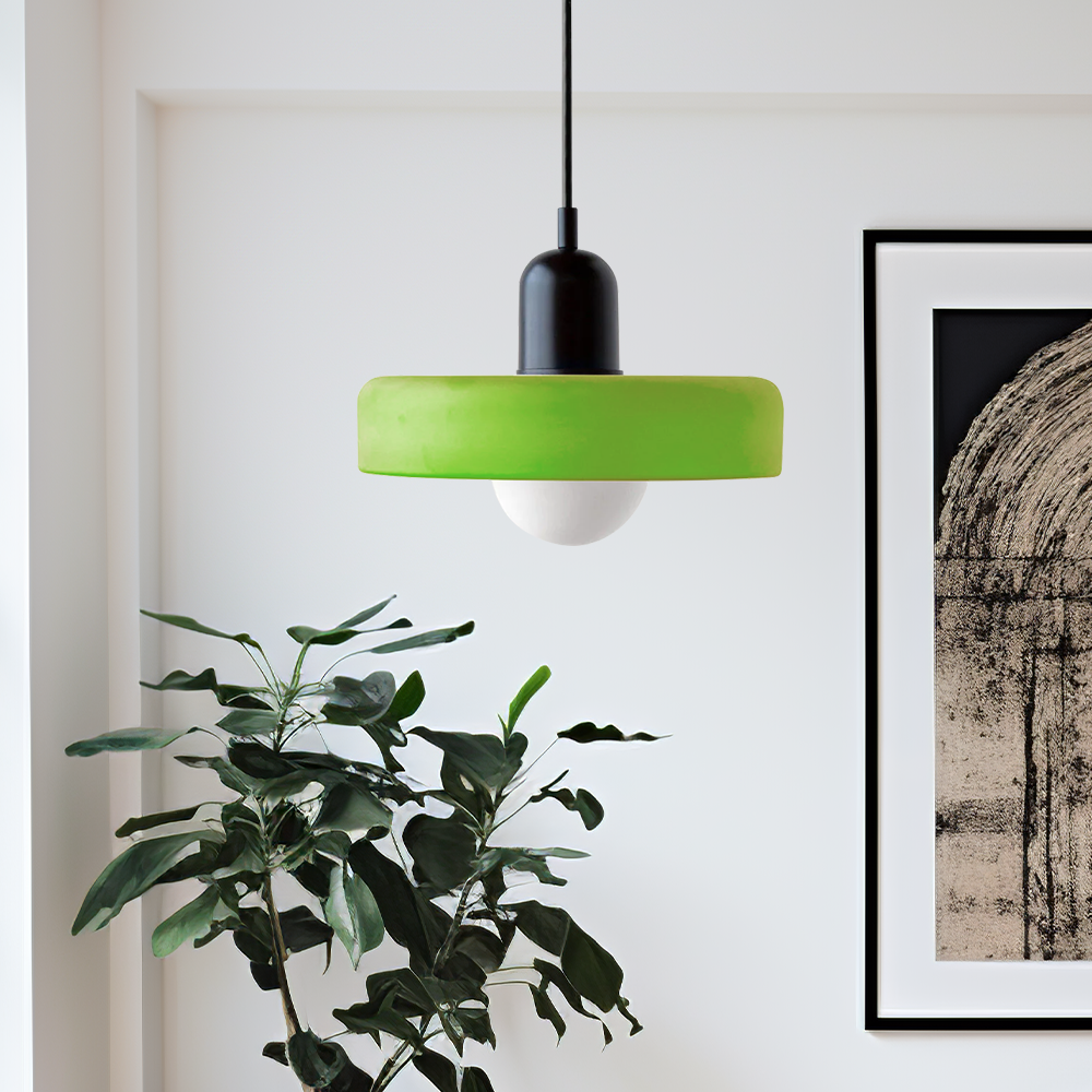 Fargerik takpendel i Bauhaus-stil - StiloGlas