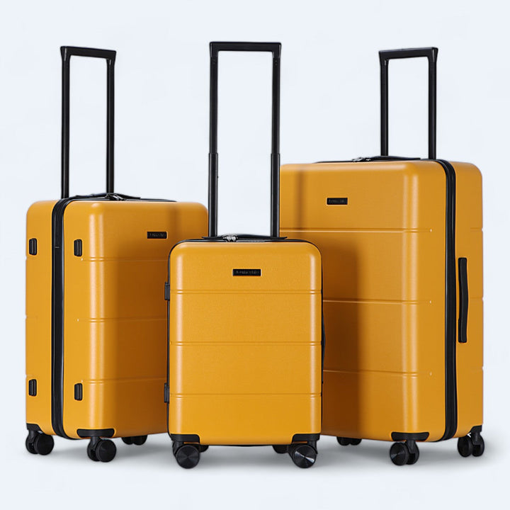 Sett med 3 Harde Kofferter – Atlas Explorer