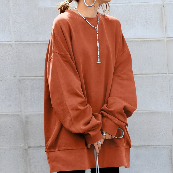 Oversized Genser – Avslappet Strikket Stil