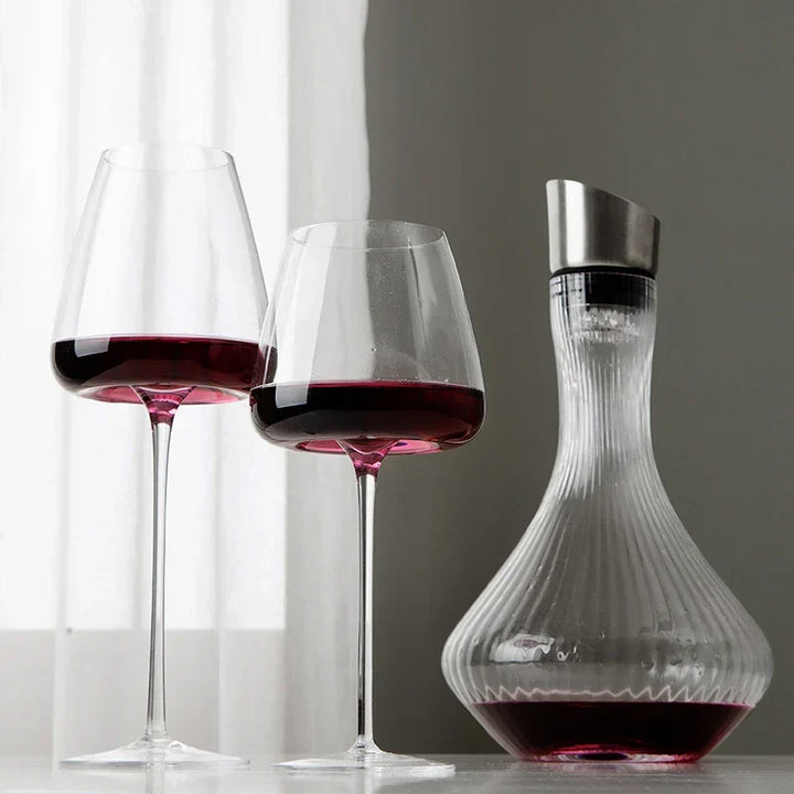 Vinglass i krystall | LuxeSip | Håndlaget eleganse