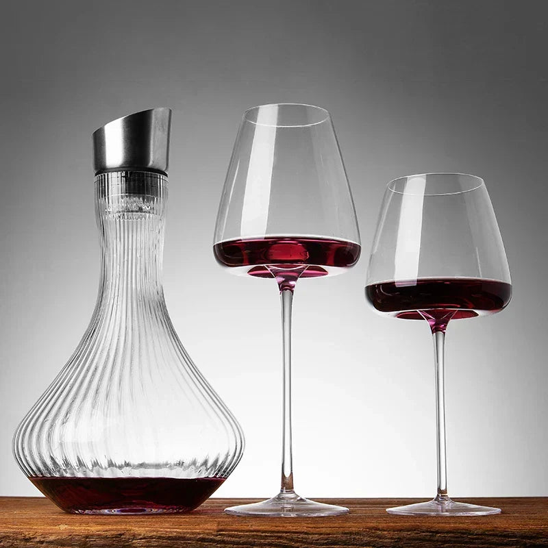 Vinglass i krystall | LuxeSip | Håndlaget eleganse