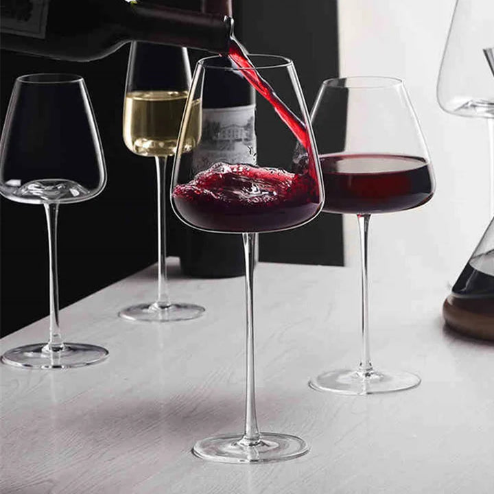Vinglass i krystall | LuxeSip | Håndlaget eleganse