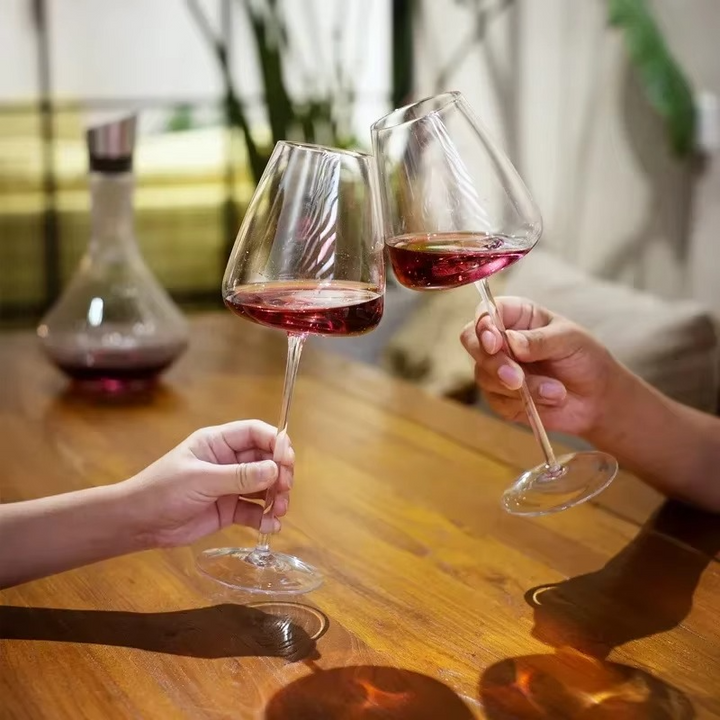 Vinglass i krystall | LuxeSip | Håndlaget eleganse