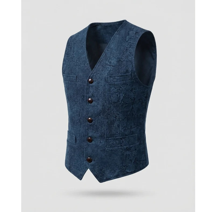 Elegant tradisjonell herrevest med knapper