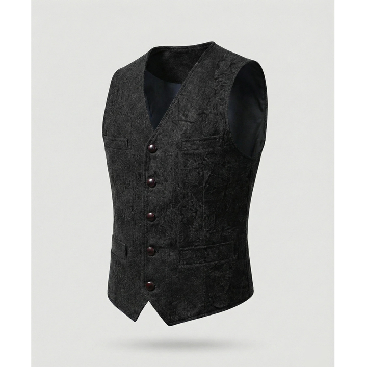 Elegant tradisjonell herrevest med knapper