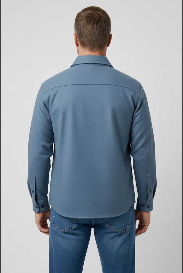 Overshirt-jakke til Herre med Brystlommer