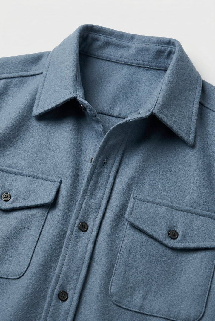 Overshirt-jakke til Herre med Brystlommer