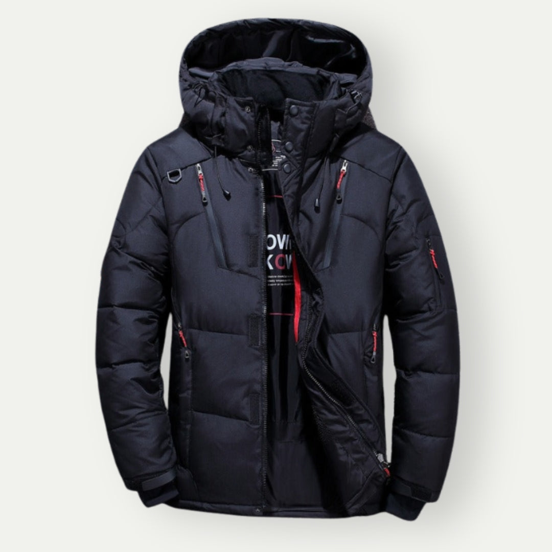 Vinterparkas for Menn - Glidelås & Hette | Vinterstil