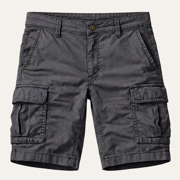 Cargoshorts for herre med klaffelommer