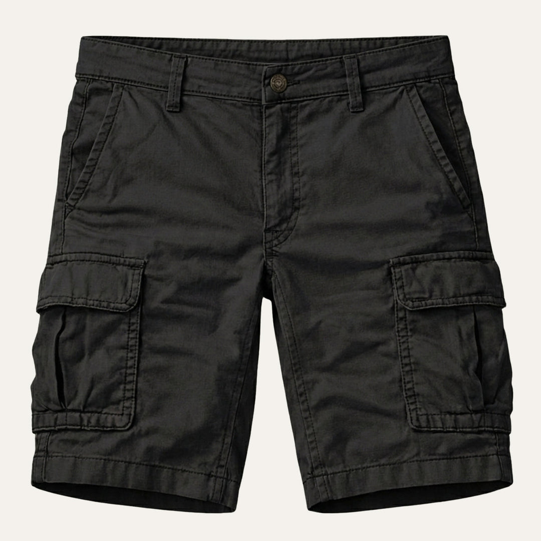 Cargoshorts for herre med klaffelommer