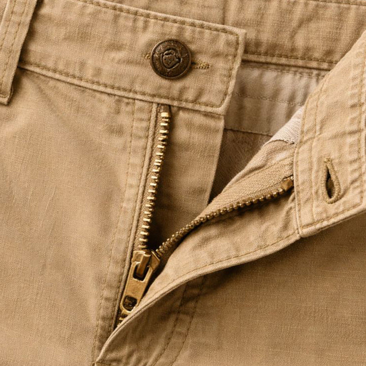 Cargoshorts for herre med klaffelommer