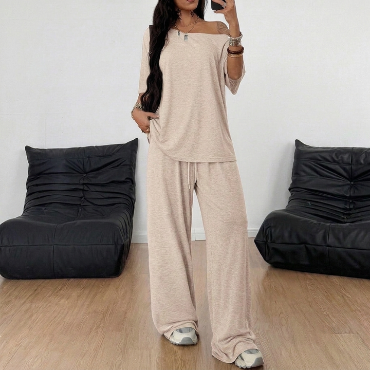 Kvinners Casual 2-Deler Lounge Sett