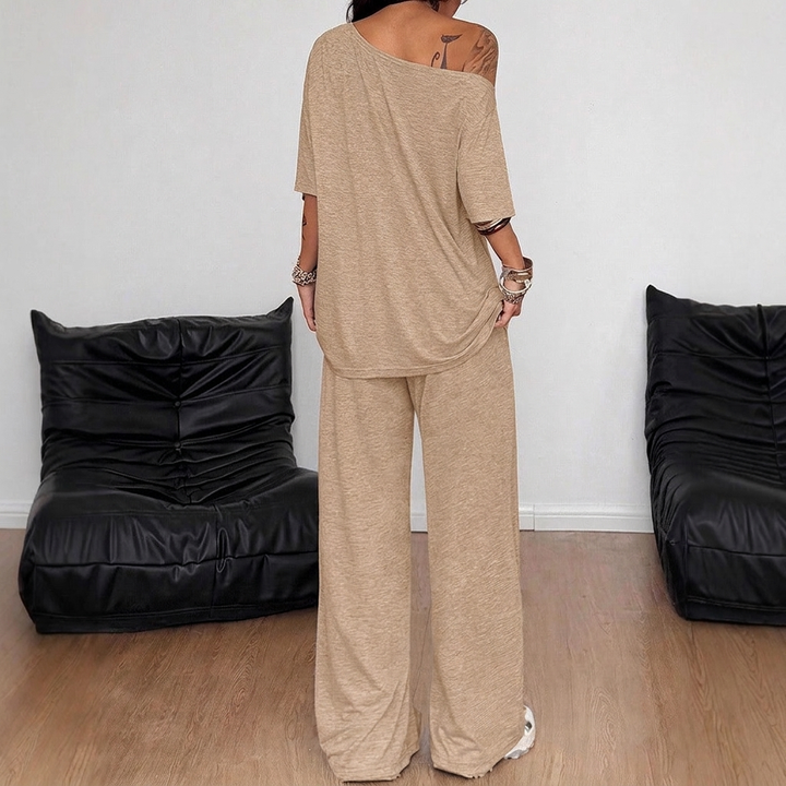 Kvinners Casual 2-Deler Lounge Sett