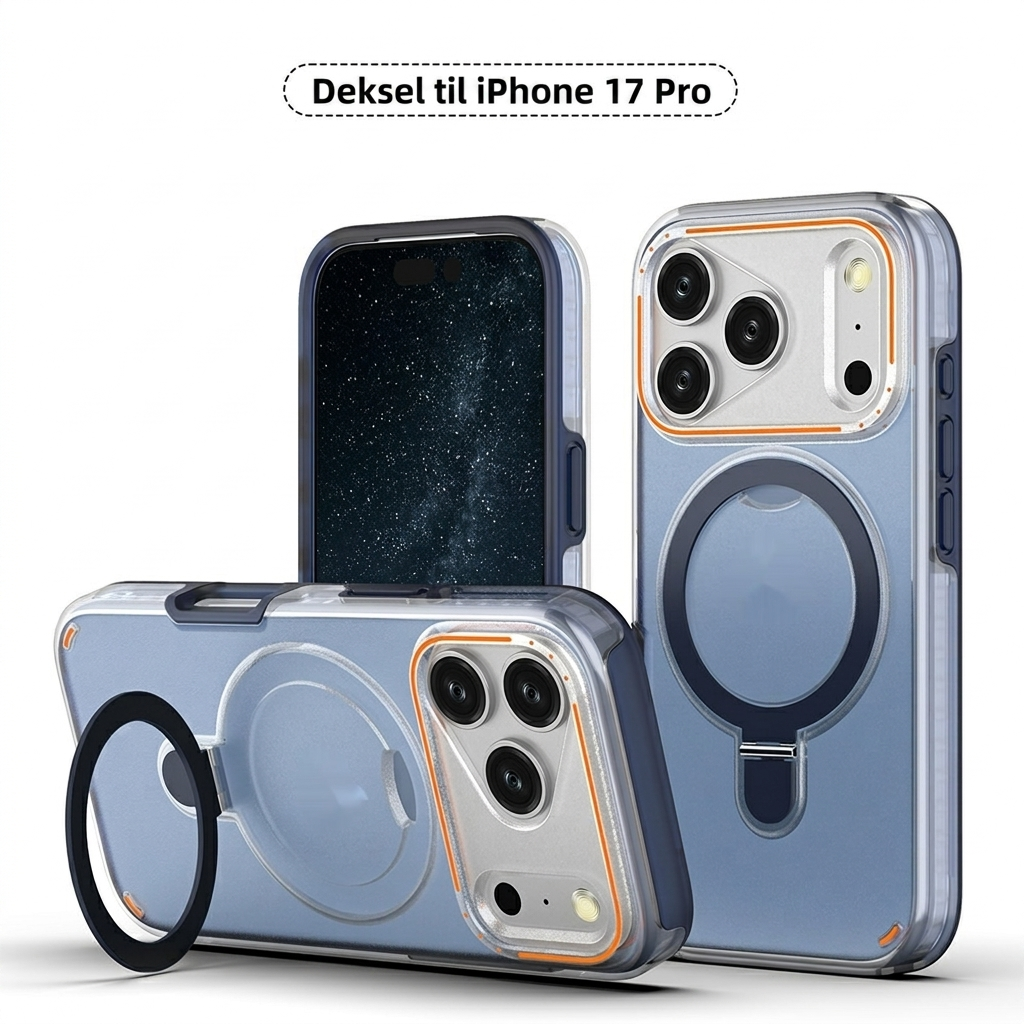 Magnetisk Kickstand Telefon Deksel