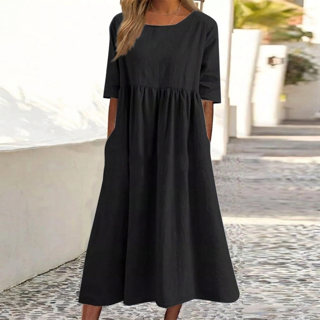 Kvinners elegante casual kjole