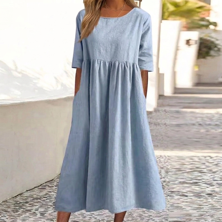 Kvinners elegante casual kjole