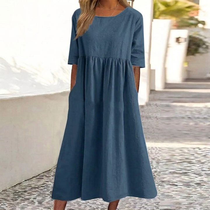 Kvinners elegante casual kjole