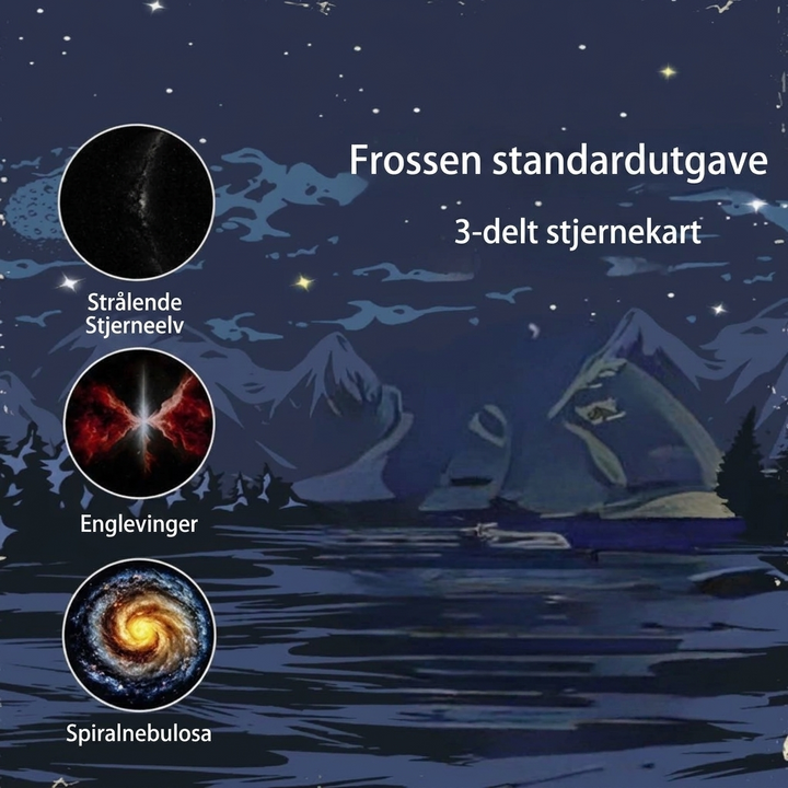 USB-nattlys med Stjernehimmelprojektor