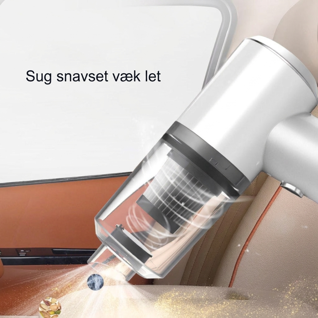 Kompakt Trådløs Bilstøvsuger