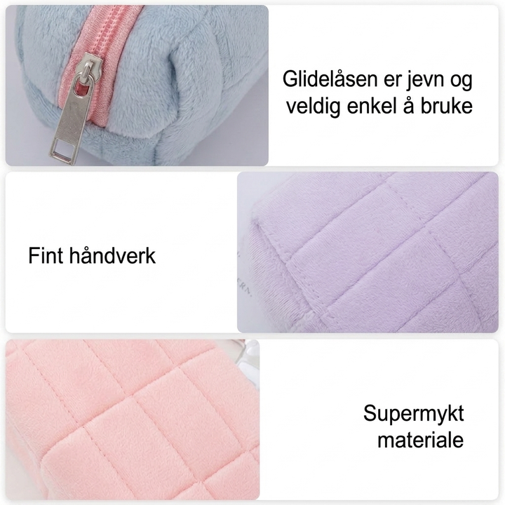 Kosmetikkveske med Japansk Putedesign
