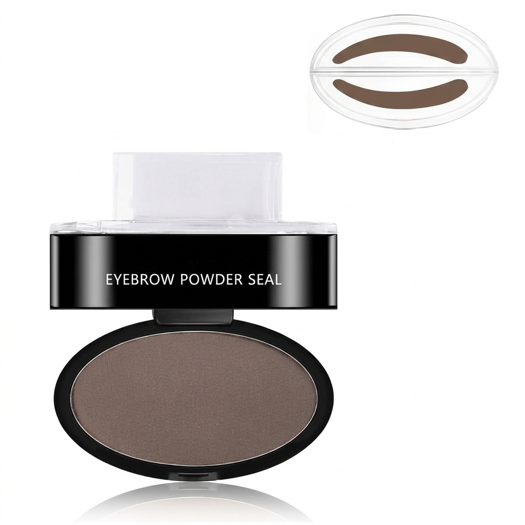 Øyebryn Pulver Stempel & Maler Sminke Sett