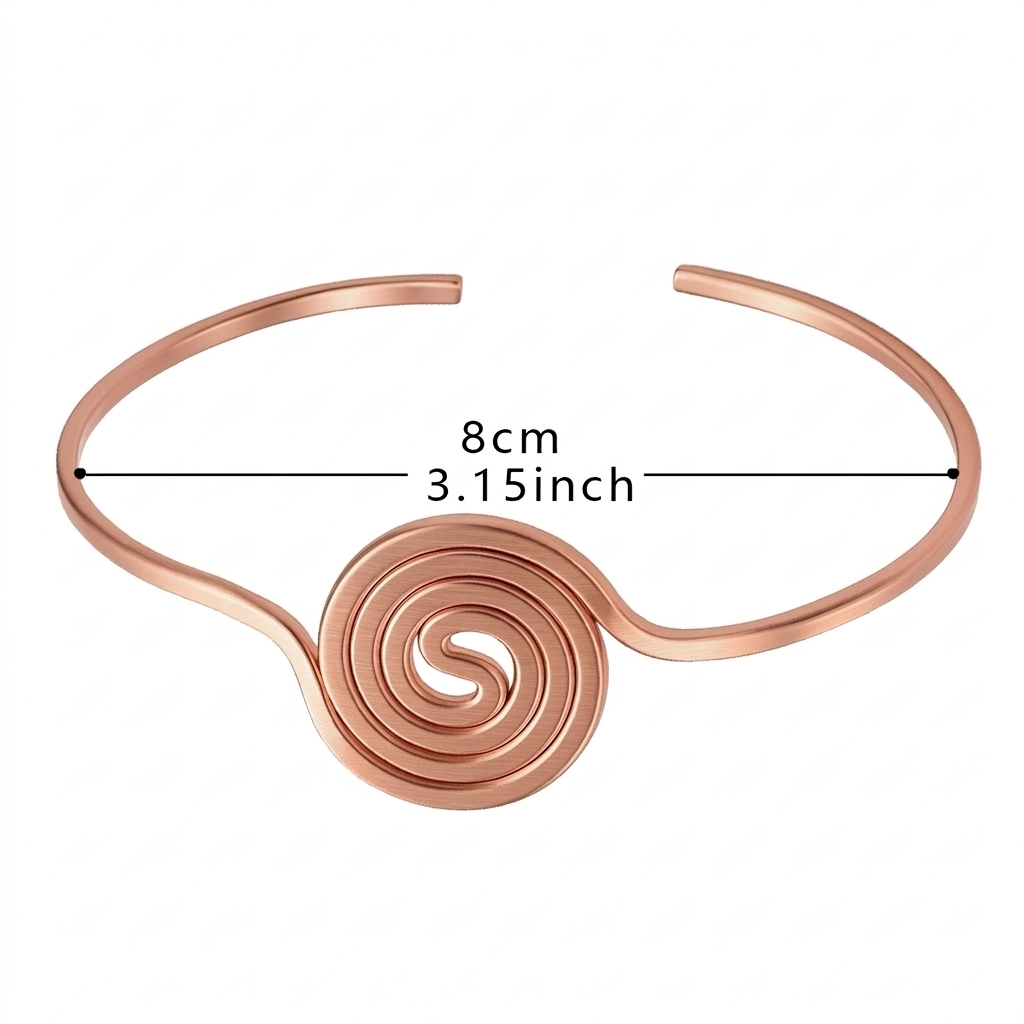 Justerbar ren kobber anklet