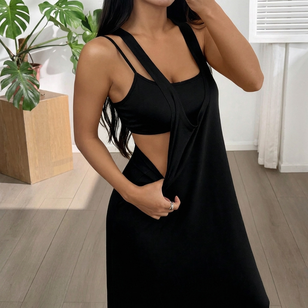 Kvinnens elegante to-dels kjolesett