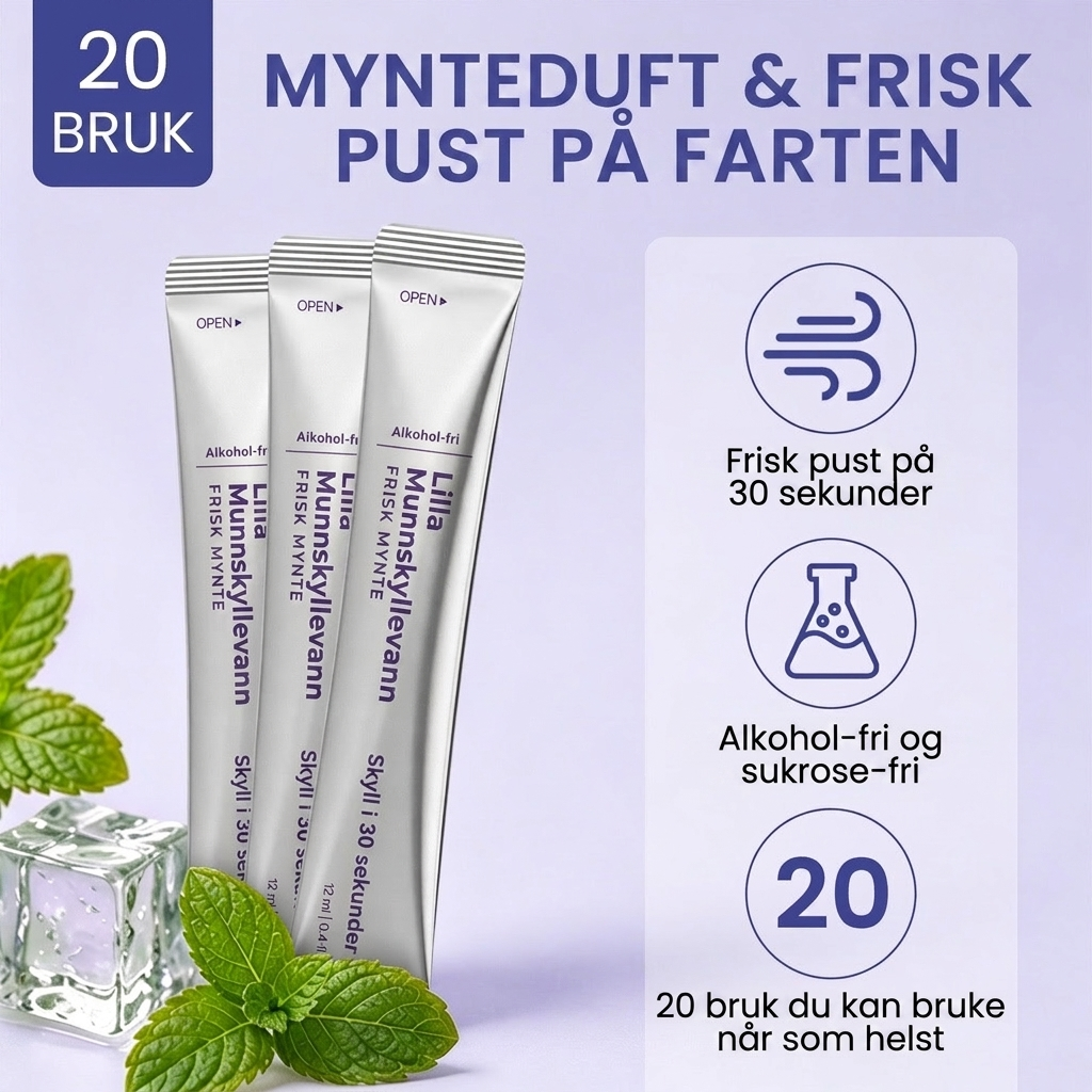 Mynt Portabel Munnskyll 20stk