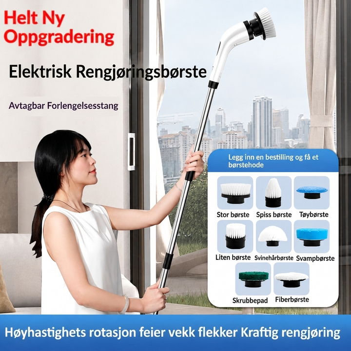 Elektrisk rengjøringsbørste