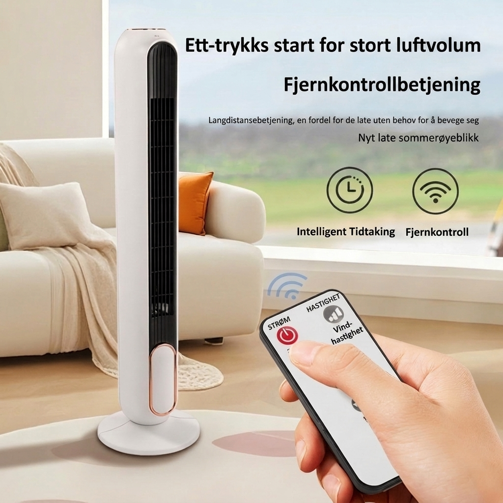 Smart Tårnvifte uten Vifteblader