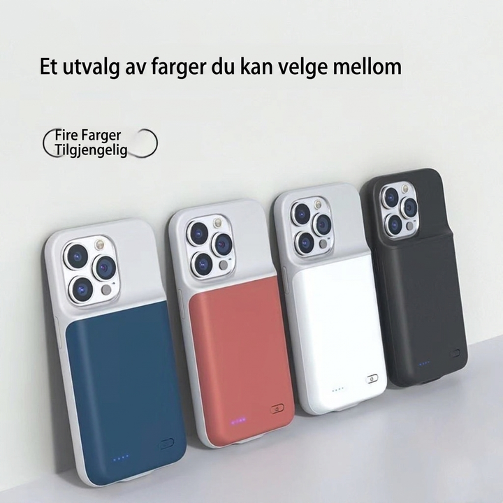 TPU Strømbank Telefon Deksel