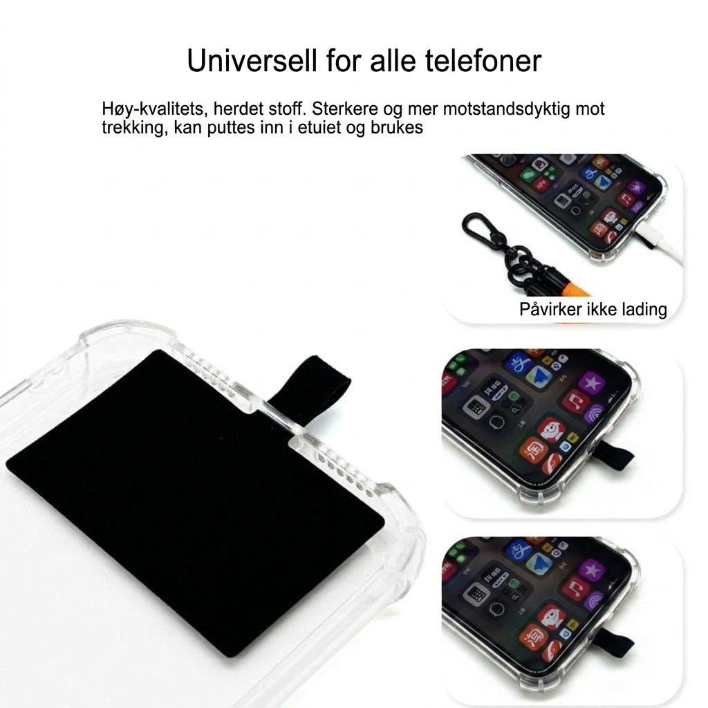 Universell Mobiltelefon Lanyard Pakning Stropp Holder