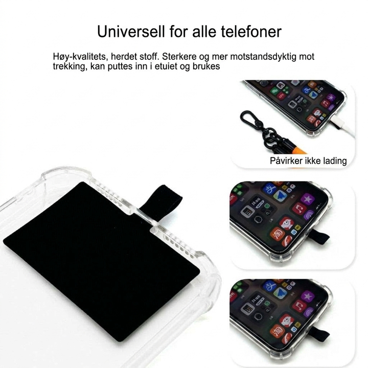 Universell Mobiltelefon Lanyard Pakning Stropp Holder