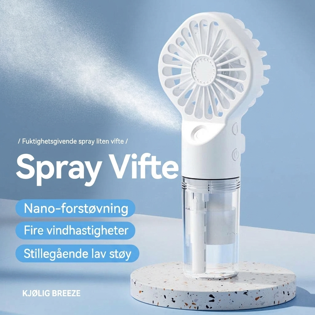 Bærbar USB Håndholdt Tåke Spray Vifte