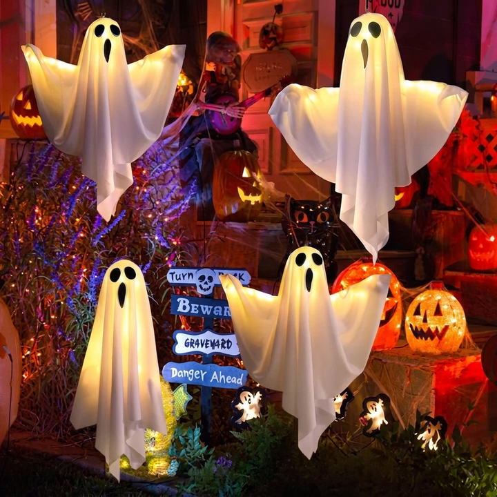 Halloween Lysende Spøkelse Dekorasjonsrekvisitt